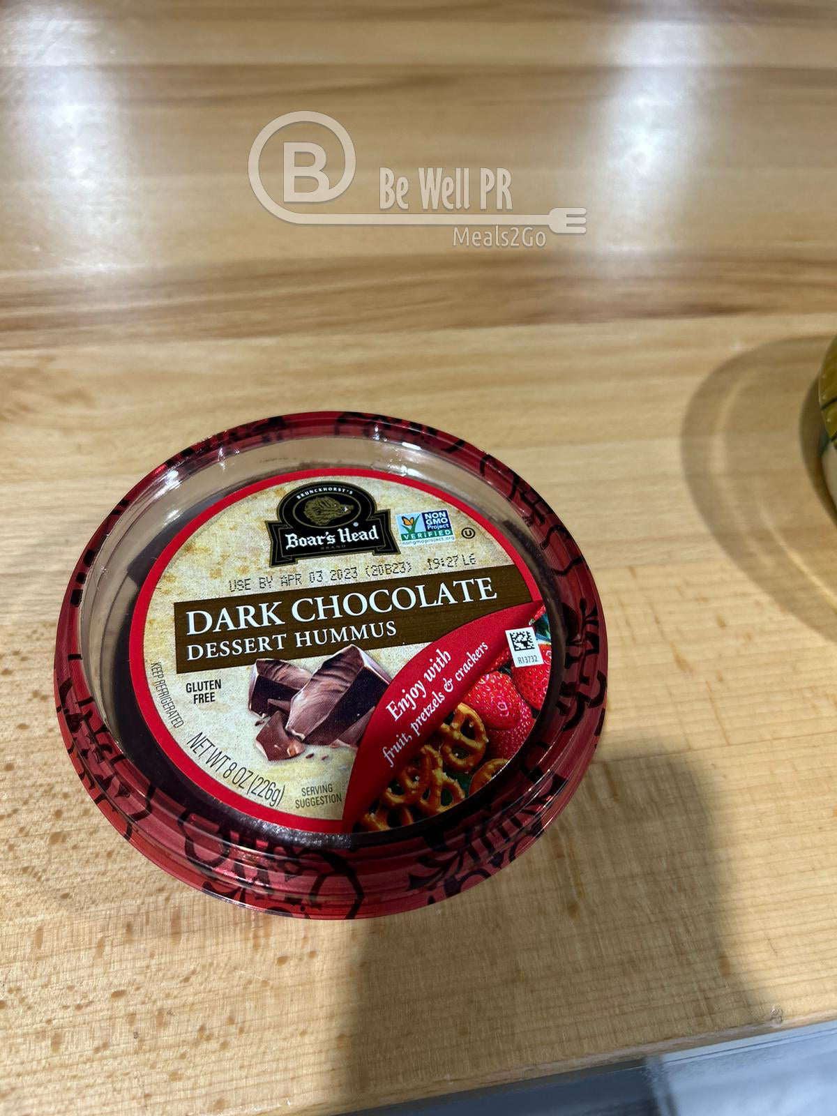 Hummus de chocolate amargo